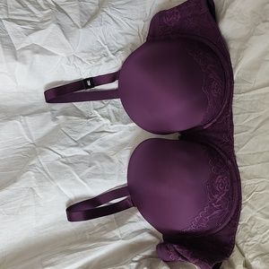 NWT Torrid Purple Strapless Push-up Bra 46C
